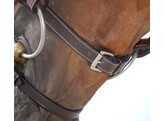 WC.Flash noseband bridle  brown  pony