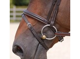 WC.Flash noseband bridle  brown  pony