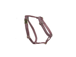 Dog Harness loop velvet old rose XS 28-45cm