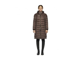 CT Shiny / Matt Nylon Hood Long Puffer Women