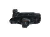 Dog coat fake fur grey L 56cm
