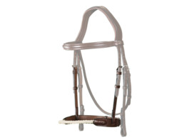 Dyon New English Collection Rope Noseband Brown Full