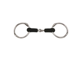 Loose Ring Gag Rubber Jointed 13.5
