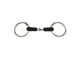 Loose Ring Gag Rubber Jointed 13.5