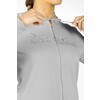 Bonita full zip sweater women grey/rose M