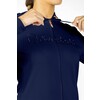 Bonita full zip sweater women navy/rose S