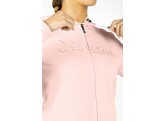 Bonita full zip sweater women pink black chrome S