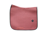 Saddle Pad color edition leather dressage coral