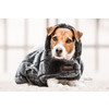 Dog coat fake fur grey dachshund 40cm