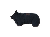Dog coat towel black XS 28cm-36cm