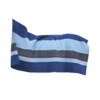 Heavy Fleece rug square stripes navy/grey 140x120cm