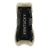 Vegan Sheepskin Tendon Boots bamboo Elastic black S