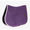 Saddle Pad velvet contrast jumping royal purple