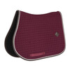 Saddle Pad classic leather jumping bordeaux