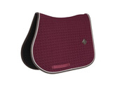 Saddle Pad classic leather jumping bordeaux