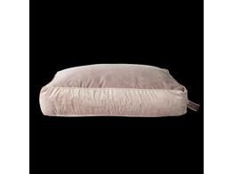 Dog pillow velvet beige L 100cm x 80cm