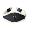 Sheepskin anatomic girth black 120 cm