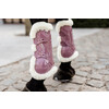 Vegan Sheepskin Tendon Boots bamboo Elastic old rose M