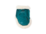 Vegan Sheepskin young horse fetlock boots emerald M