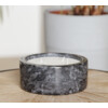 Marble bowl Candle Orient black size S 17 7cm