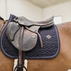 Saddle Pad glitter rope show jumping navy pony