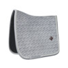Saddle Pad basic velvet dressage grey