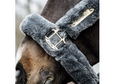 Sheepskin Shipping halter grey pony