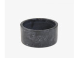 Dog Bowl marble black size L 21 9cm