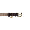 Plaited Nylon Dog collar beige S 42cm