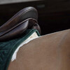 Skin Friendly Saddle Pad velvet dressage pine green