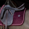 Saddle Pad velvet dressage bordeaux