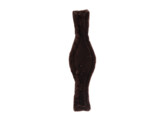 Sheepskin anatomic girth cover brown 145 cm