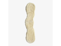 Sheepskin cover anatomic short girth natural 55 cm