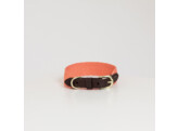 Dog collar Jacquard neon orange L 62cm