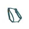 Dog Harness loop velvet emerald S 37-64cm