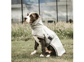 Dog rain coat dusty blue 0g S 43cm