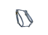 Dog Harness loop velvet light blue   S 37-64cm