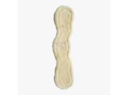 Sheepskin cover anatomic short girth natural 60 cm