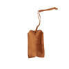 Poop bag pocket velvet orange