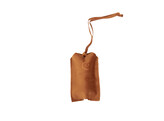 Poop bag pocket velvet orange