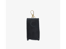 Poop bag square velvet black