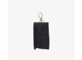 Poop bag square velvet black