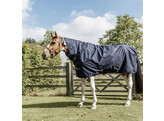 Turnout rug all weather Quick dry Fleece with Neck navy 130-6 0 150gram