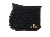 Saddle Pad Black-White-Brown