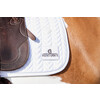 Saddle Pad fishbone competiton dressage white