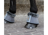 Grey Sheepskin Leather Overreach boots grey XL