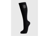 Rhinestone Summer Socks black 35-38