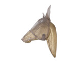 Fly mask classic with ears and nose beige Full