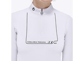 Dash Jersey Zip Competition Polo l/s Girl White 10