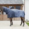Horse raincoat 100 waterproof  Navy size M  5 9-6 3